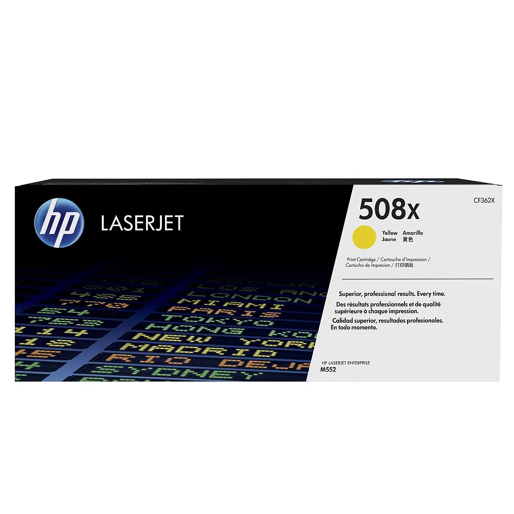 Consumabil, HP 508X High Yield Yellow Original LaserJet Toner Cartridge (CF362X)