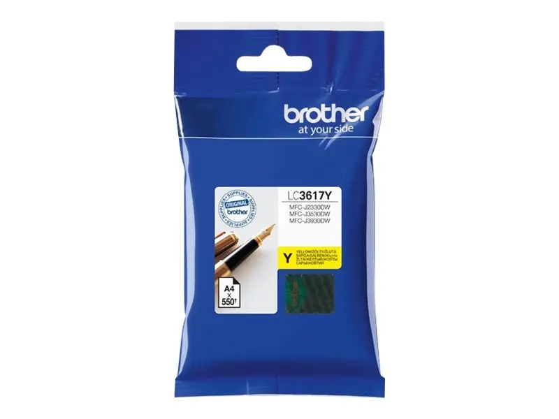 Consumabil, Brother LC-3617 Yellow Ink Cartridge pentru MFC-J2330DW/J3530DW/J3930DW - image 1