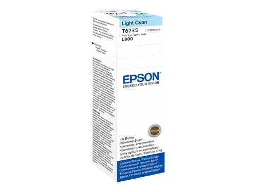 Αναλώσιμο, Epson T6735 Light Cyan μπουκάλι μελανιού, 70ml - 1