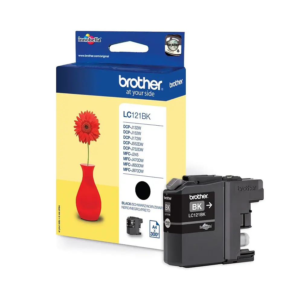 Консуматив, Brother LC-121 Black Ink Cartridge for MFC-J470DW/DCP-J552DW