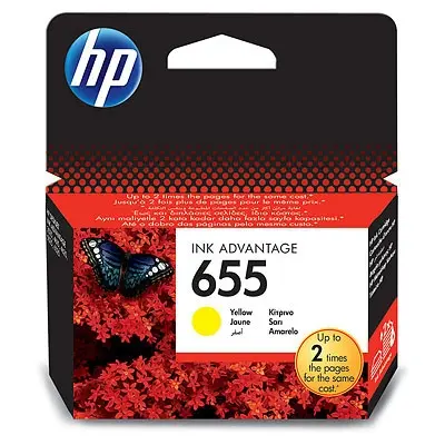 Consumabil, HP 655 Cartuș de cerneală Yellow - 1