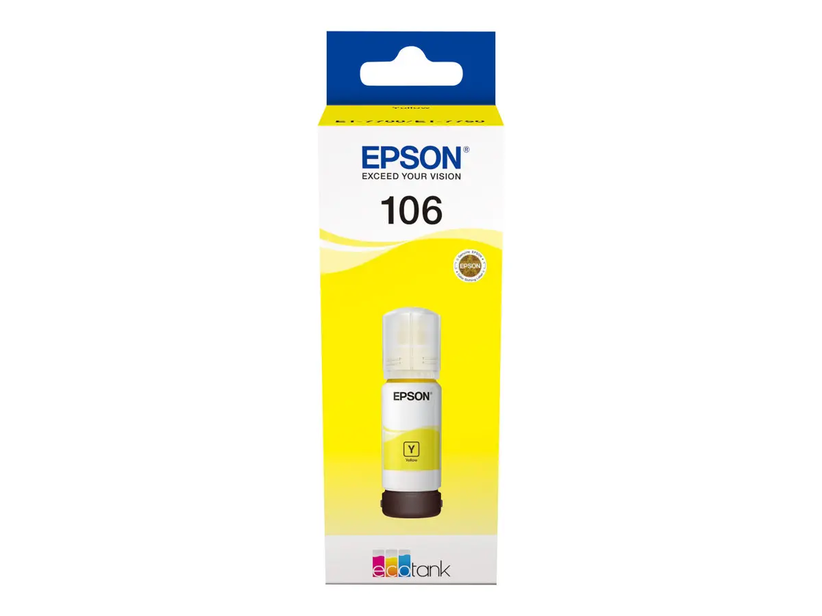 Консуматив, Epson 106 EcoTank Yellow ink bottle - image 2