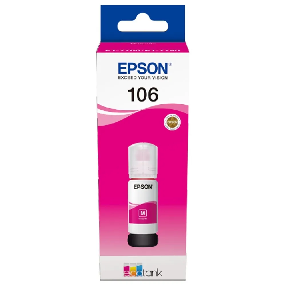 Консуматив, Epson 106 EcoTank Magenta ink bottle