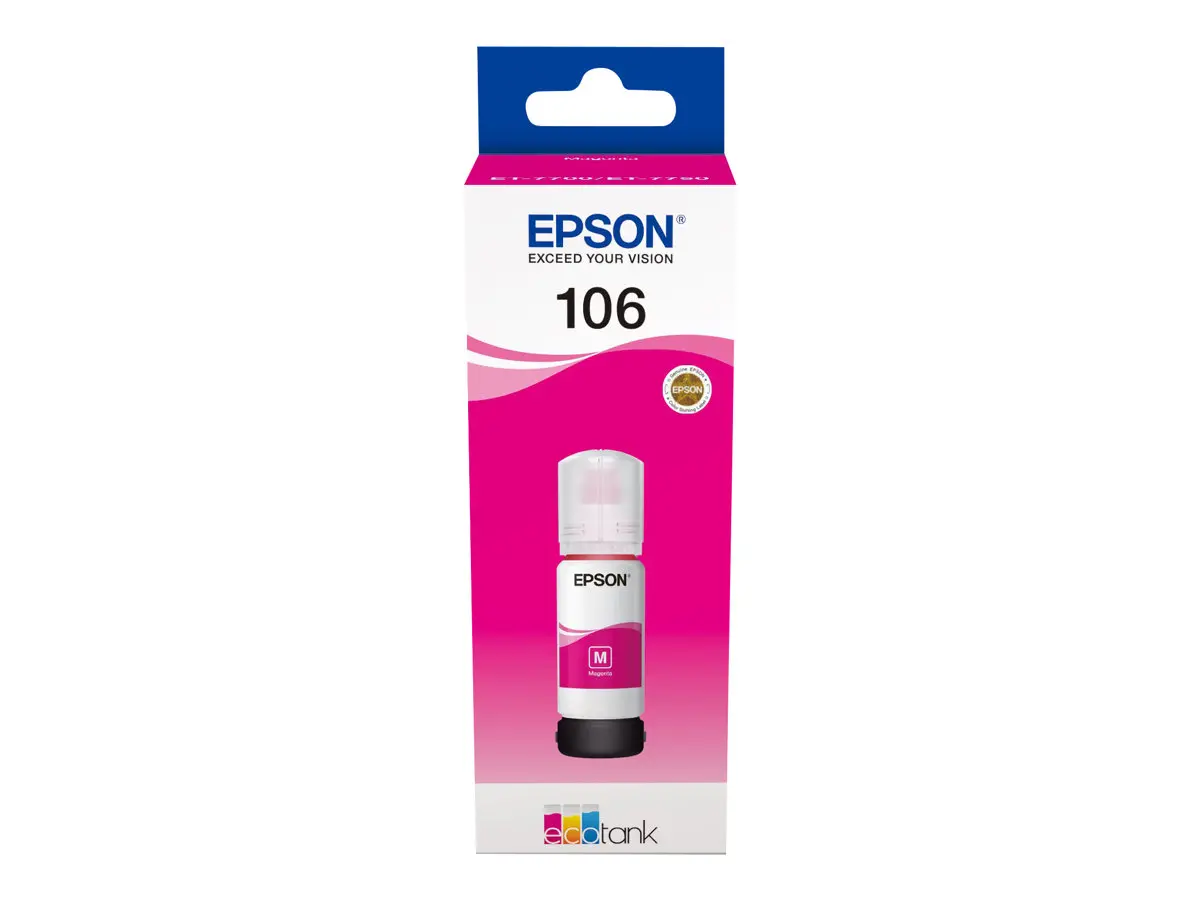 Консуматив, Epson 106 EcoTank Magenta ink bottle - image 1