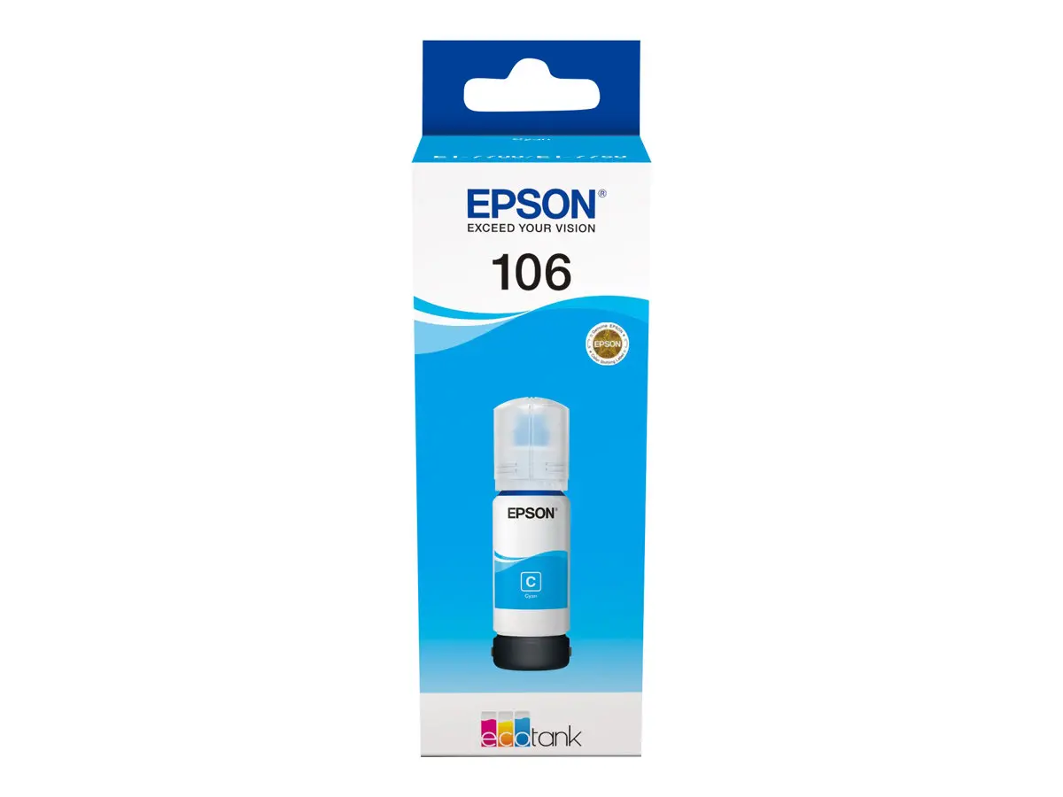 Консуматив, Epson 106 EcoTank Cyan ink bottle - image 2