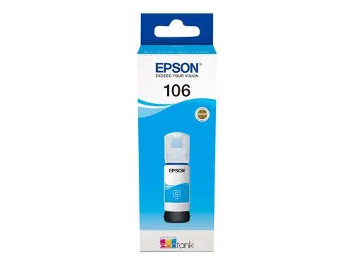Consumabil, Epson 106 EcoTank Cyan sticlă de cerneală - 3