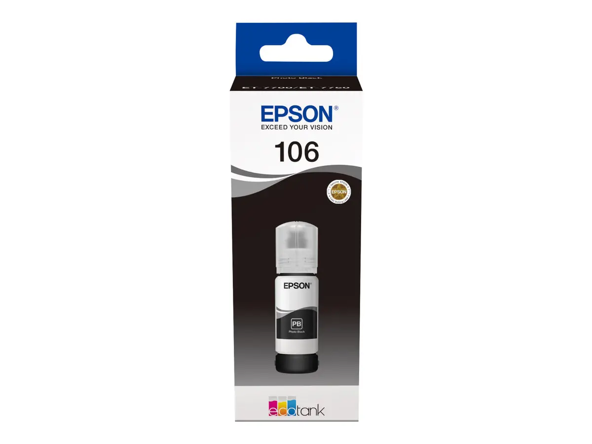 Консуматив, Epson 106 EcoTank Photo Black ink bottle - image 3