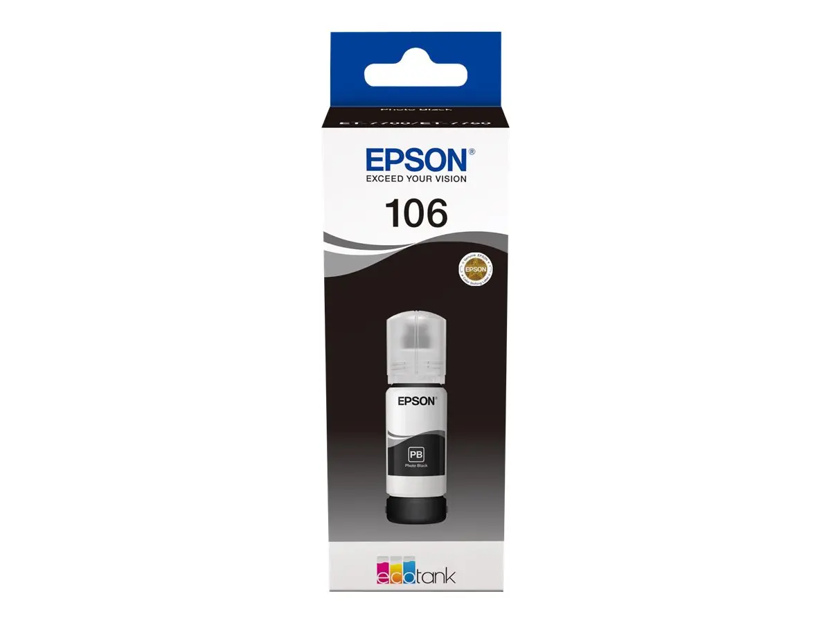 Консуматив, Epson 106 EcoTank Photo Black ink bottle - image 4