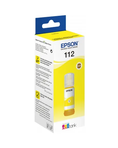 Консуматив, Epson 112 EcoTank Pigment Yellow ink bottle - image 1