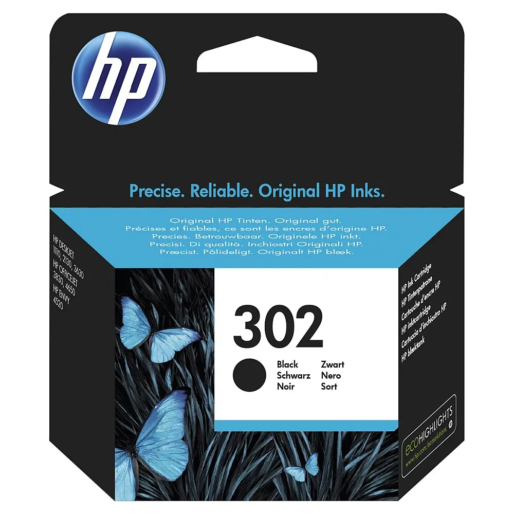 Consumabil, HP 302 Cartuș de cerneală original negru