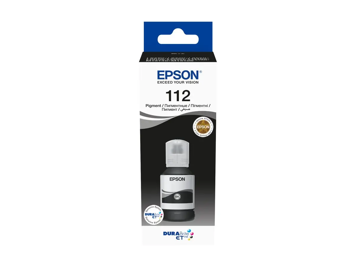 Consumabil, Epson 112 EcoTank Sticlă de cerneală negru pigment