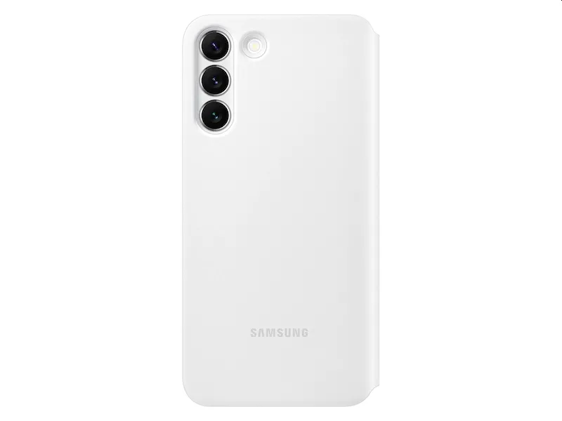 Калъф, Samsung S22+ S906 Smart Clear View Cover, White - image 1