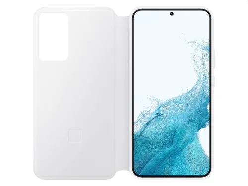 Калъф, Samsung S22+ S906 Smart Clear View Cover, White - image 2