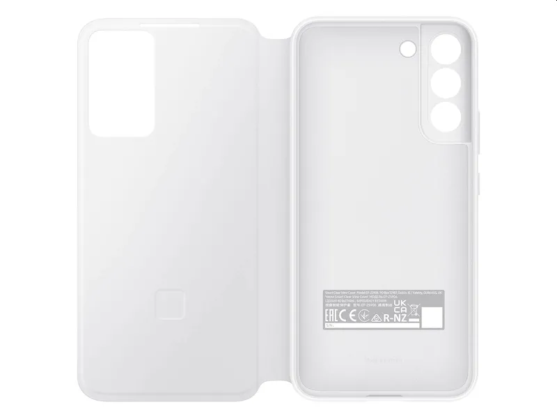 Калъф, Samsung S22+ S906 Smart Clear View Cover, White - image 3