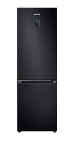 Хладилник, Samsung RB34T672EBN/EF, Refrigerator with SpaceMax Technology, Fridge Freezer, Total 344 l, refrigerator 230 l, freezer 114 l, Energy Efficiency E, All-Around Cooling, No frost, Power Cool function, External Display, 35 dB, 185.3/59.5/65.8, Black