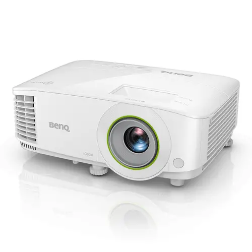Мултимедиен проектор, BenQ EH600 DLP 1080P, 16:9, 3500lm, Wireless Android-based Smart Projector 1.1X, Throw Ratio 1.47-1.62, HDMIx2 (1 for wireless dongle), Wireless projection (support Android, iOS, Windows,MAC,Chrome), Dual Band WiFi, BT 4.0, up to 15000 hrs, 2.5 Kg, White - image 1