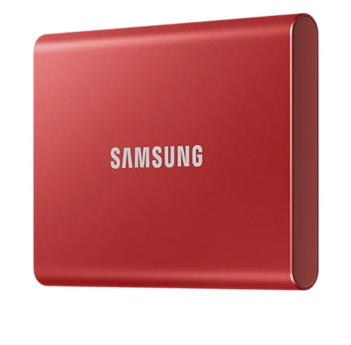 Твърд диск, Samsung Portable SSD T7 1TB, USB 3.2, Read 1050 MB/s Write 1000 MB/s, Metallic Red - image 2