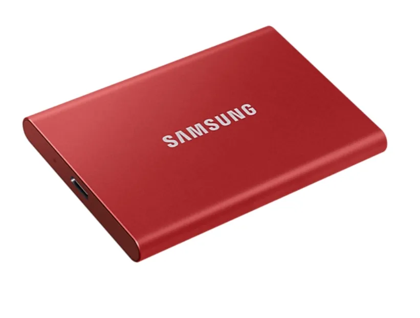 Твърд диск, Samsung Portable SSD T7 1TB, USB 3.2, Read 1050 MB/s Write 1000 MB/s, Metallic Red - image 4