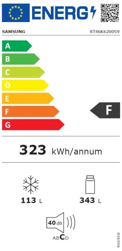 Хладилник, Samsung RT46K6200S9/EO, Refrigerator, Top Freezer, Twin Cooling Plus Technology, 456 l total net capacity, No Frost, Energy Efficiency F, Inox - image 5