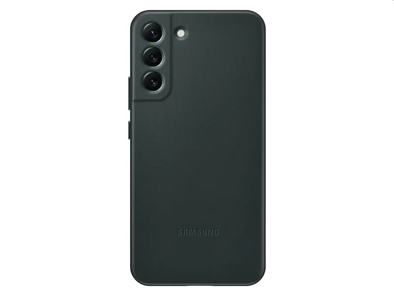 Калъф, Samsung S22+ S906 Leather Cover, Green