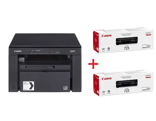 Лазерно многофункционално устройство, Canon i-SENSYS MF3010 Printer/Scanner/Copier + 2x Canon CRG-725 - image 1
