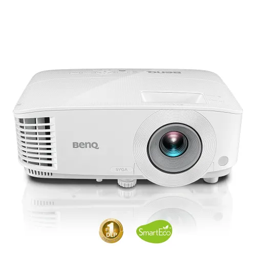 Мултимедиен проектор, BenQ MS550, DLP, SVGA (800x600), 20 000:1, 3600 ANSI Lumens, Zoom 1.1x, Vertical Keystone, Speaker 2W, VGA, 2xHDMI, S-Video, RCA, VGA out,  Audio In/Out, RS232, USB mini B, 2.3 kg, White - image 2