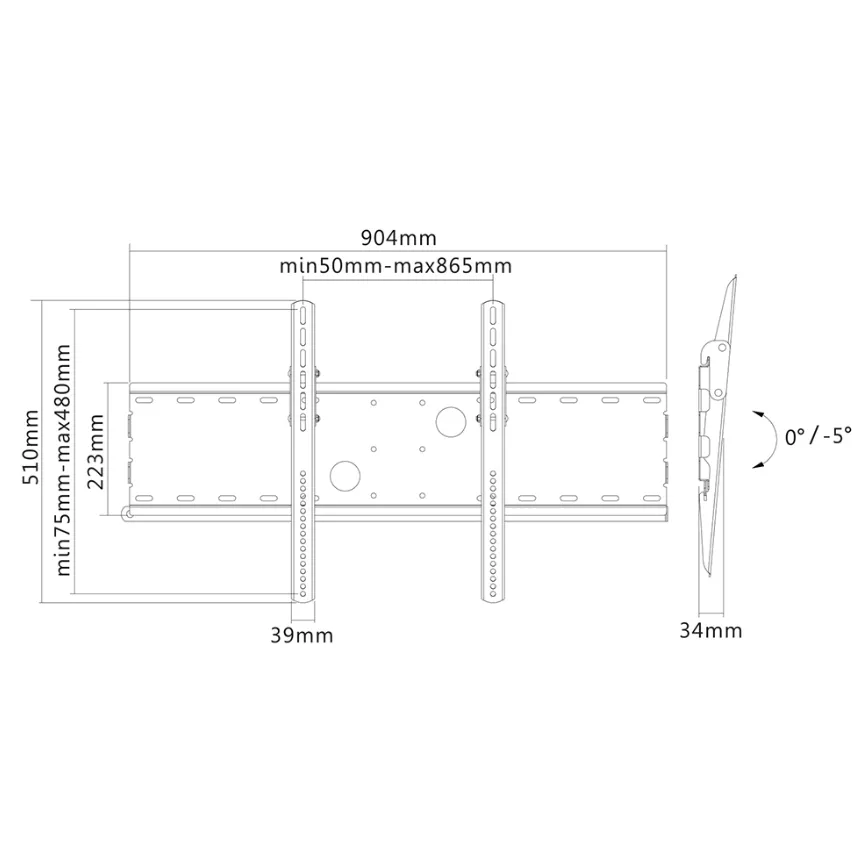 Стойка, Neomounts by NewStar Flat Screen Wall Mount (fixed) - image 6