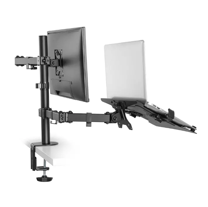 Стойка, Neomounts Flat Screen & Notebook Desk Mount (clamp/grommet) - image 3