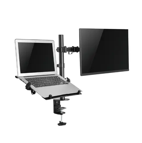 Стойка, Neomounts Flat Screen & Notebook Desk Mount (clamp/grommet) - image 4