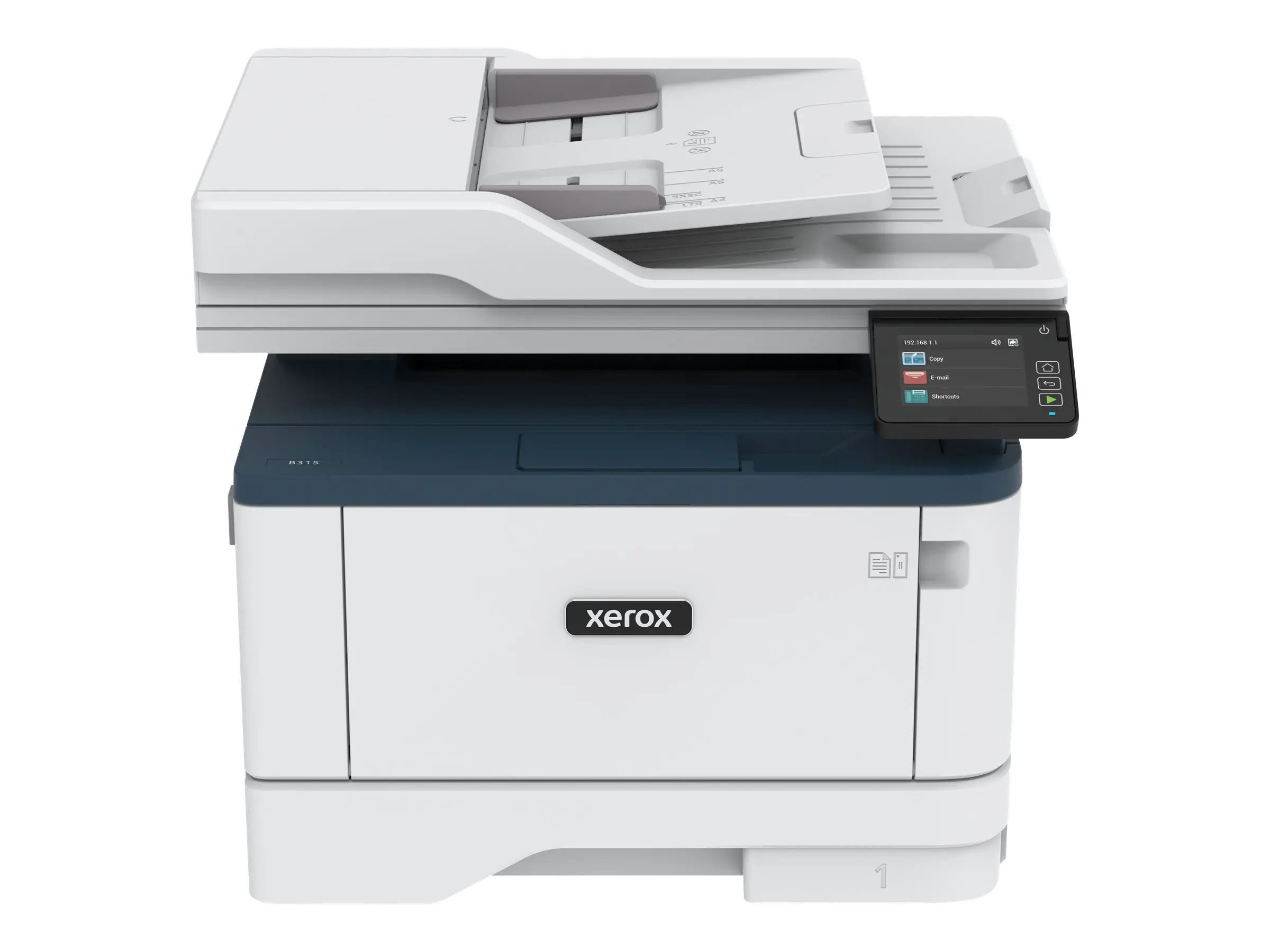 Лазерно многофункционално устройство, Xerox B315 A4 mono MFP 40ppm. Print, Copy, Flatbed scan with DADF, Fax. Duplex, network, wifi, USB, 250 sheet paper tray
