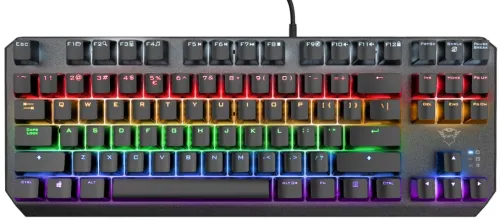 Клавиатура, TRUST GXT 834 Callaz TKL Mechanical Illuminated Keyboard US