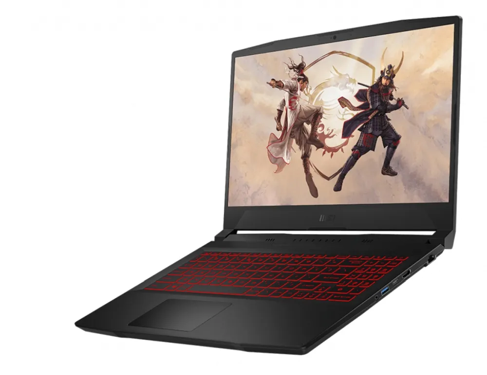 Лаптоп, MSI Katana GF66 12UGS, RTX3070Ti 8GB GDDR6, 15.6" FHD (1920x1080), 144Hz, i7-12700H (6P/8E, 20T, up to 4.70 GHz, 24MB), 16GB DDR4 (2x8GB) 3200MHz, 512GB PCIe Gen4 SSD, Single backlight KB (RED), Intel Wi-Fi 6E, NO OS, 3 cell, 53Whr, 2Y, Black