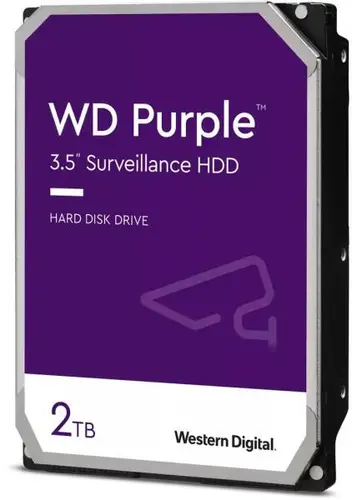 Твърд диск, Western Digital Purple 2TB, SATA 6Gb/s 256MB cache 3,5"