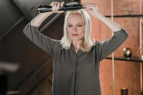 Електрическа четка за коса, Rowenta CF9620F0, Brush Ultimate Experience, rotative, 2-in-1 performance and efficiency,style assist program, three brushes to cover all hair types, PRO KERATIN bristles, ionic generator, compact and ergonomic - image 7
