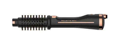 Електрическа четка за коса, Rowenta CF9620F0, Brush Ultimate Experience, rotative, 2-in-1 performance and efficiency,style assist program, three brushes to cover all hair types, PRO KERATIN bristles, ionic generator, compact and ergonomic