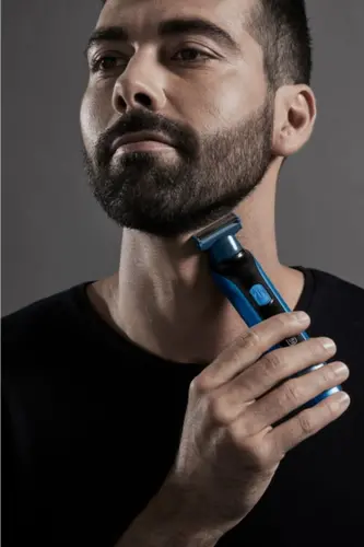 Тример, Rowenta TN6200F4, Hybrid Forever Sharp Blue Expert, beard, cordless, waterproof 3-in-1, self-sharpening blades, 100% stainless steel, minimum cutting length 0.4mm, precision setting 1mm, beard blade size 32mm, 120min autonomy, charging time 1h30min, van - image 12