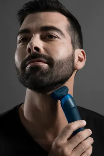 Тример, Rowenta TN6200F4, Hybrid Forever Sharp Blue Expert, beard, cordless, waterproof 3-in-1, self-sharpening blades, 100% stainless steel, minimum cutting length 0.4mm, precision setting 1mm, beard blade size 32mm, 120min autonomy, charging time 1h30min, van - image 13