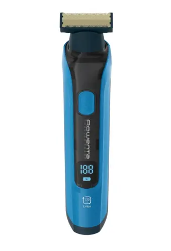 Тример, Rowenta TN6200F4, Hybrid Forever Sharp Blue Expert, beard, cordless, waterproof 3-in-1, self-sharpening blades, 100% stainless steel, minimum cutting length 0.4mm, precision setting 1mm, beard blade size 32mm, 120min autonomy, charging time 1h30min, van - image 1