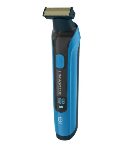 Тример, Rowenta TN6200F4, Hybrid Forever Sharp Blue Expert, beard, cordless, waterproof 3-in-1, self-sharpening blades, 100% stainless steel, minimum cutting length 0.4mm, precision setting 1mm, beard blade size 32mm, 120min autonomy, charging time 1h30min, van - image 4