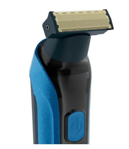 Тример, Rowenta TN6200F4, Hybrid Forever Sharp Blue Expert, beard, cordless, waterproof 3-in-1, self-sharpening blades, 100% stainless steel, minimum cutting length 0.4mm, precision setting 1mm, beard blade size 32mm, 120min autonomy, charging time 1h30min, van - image 5
