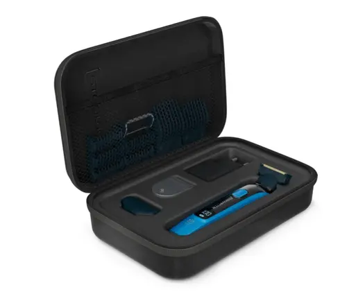Тример, Rowenta TN6200F4, Hybrid Forever Sharp Blue Expert, beard, cordless, waterproof 3-in-1, self-sharpening blades, 100% stainless steel, minimum cutting length 0.4mm, precision setting 1mm, beard blade size 32mm, 120min autonomy, charging time 1h30min, van - image 8