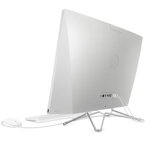 Настолен компютър - всичко в едно, HP All-in-One 24-dp1024nu Natural Silver, Core i7-1165G7(2.8Ghz, up to 4.7GH/12MB/4C), 23.8" FHD UWVA AG + FHD IR Camera, 8GB 3200Mhz 1DIMM, 1TB PCIe SSD, WiFi a/c + BT 5, Mouse&Keyboard white, Win 11 Home