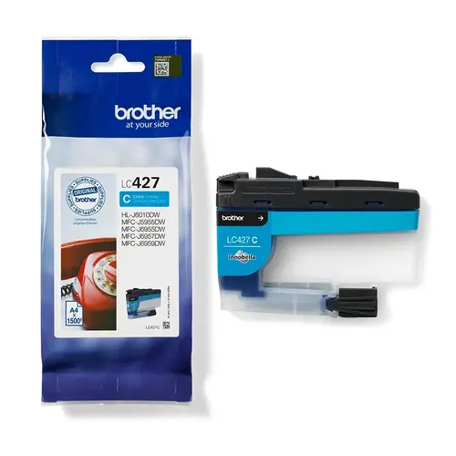 Консуматив, Brother LC-427C Cyan Ink Cartridge - image 2