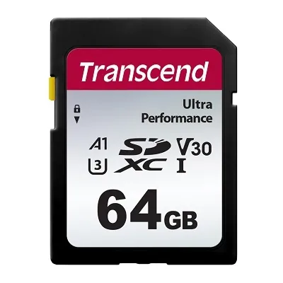 Памет, Transcend 64GB SD Card UHS-I U3 A1 Ultra Performance