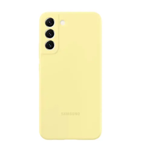 Калъф, Samsung S22+ G906 Silicone Cover Yellow