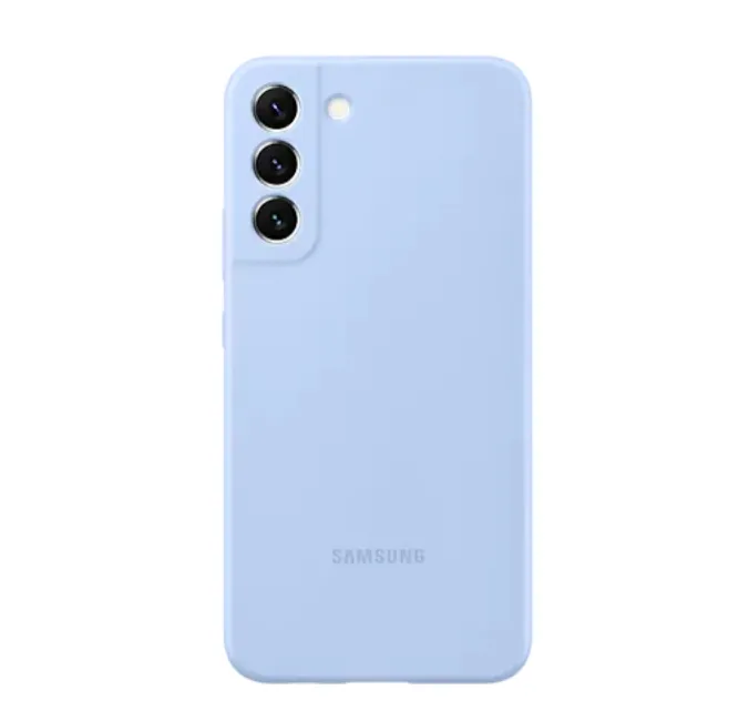 Калъф, Samsung S22+ G906 Silicone Cover Sky Blue