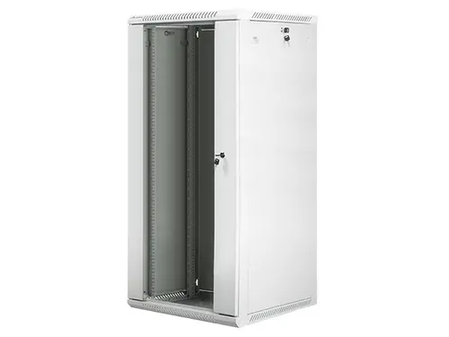 Комуникационен шкаф, Lanberg rack cabinet 19" wall-mount 27U / 600x600 for self-assembly (flat pack), grey - image 2