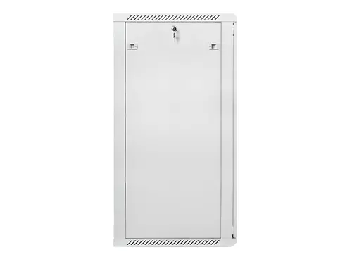 Комуникационен шкаф, Lanberg rack cabinet 19" wall-mount 27U / 600x600 for self-assembly (flat pack), grey - image 3