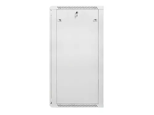 Комуникационен шкаф, Lanberg rack cabinet 19" wall-mount 27U / 600x600 for self-assembly (flat pack), grey - image 4