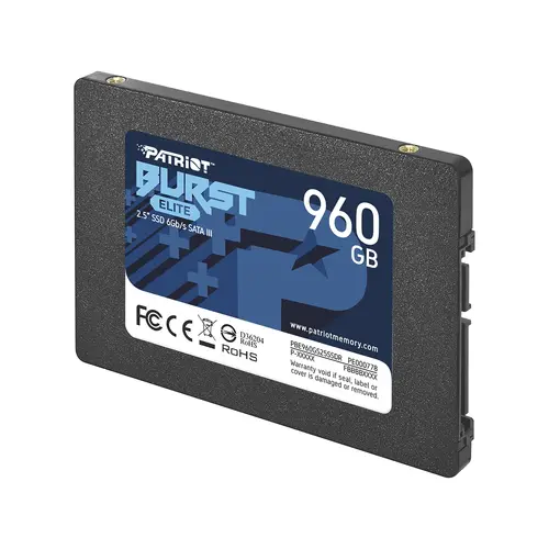 Твърд диск, Patriot Burst Elite 960GB SATA3 2.5 - image 1